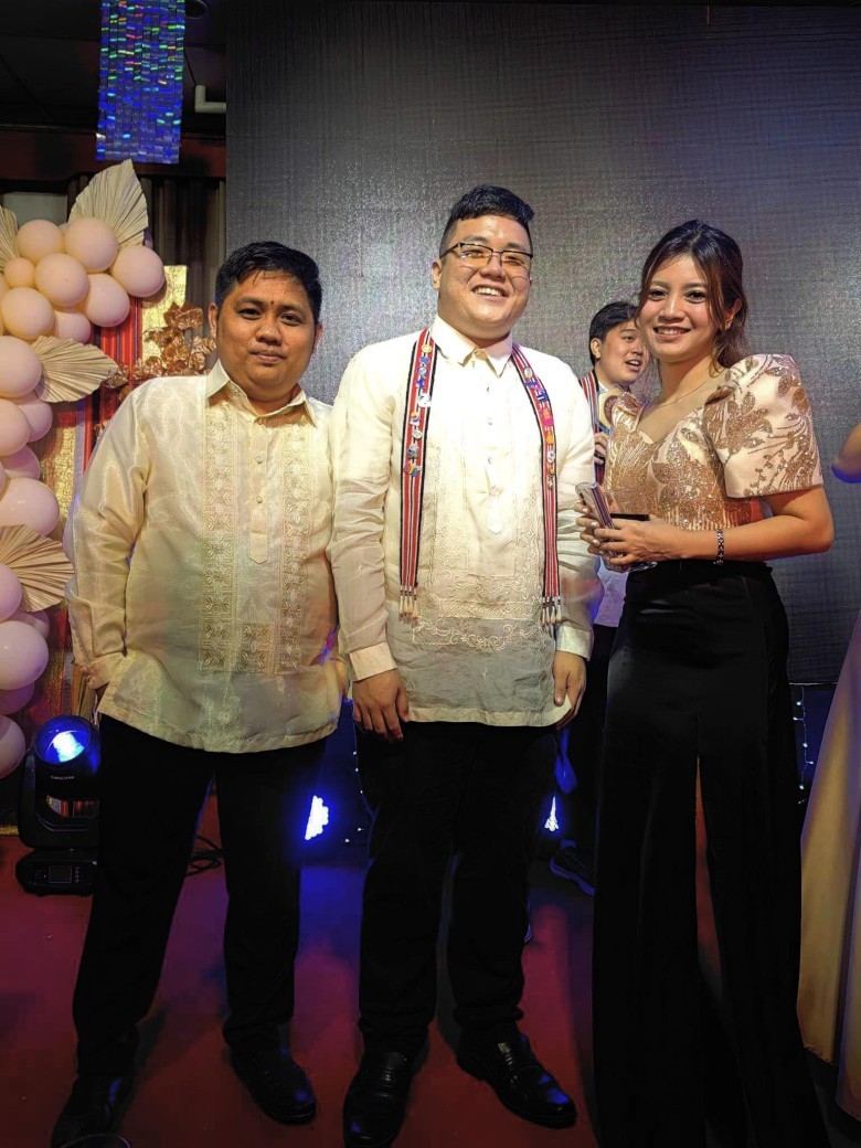 MDIO Chair, Richard Jeric Chua With Rotaract Club of Central Tarlac PP Glen Tinaripe and PE Angel Faith.